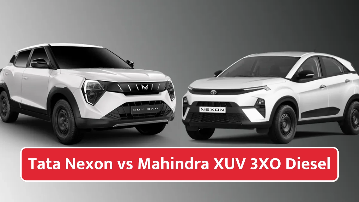 Tata Nexon vs Mahindra XUV 3XO Diesel